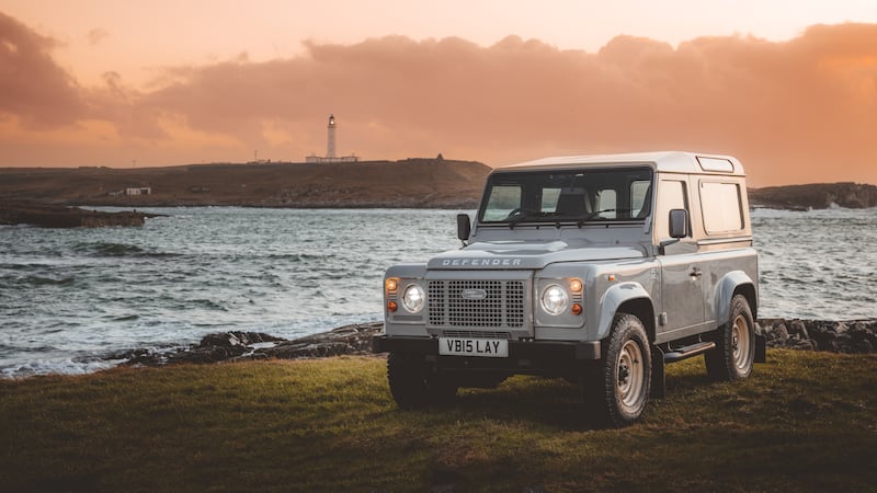 The Defender maybe an old car, but it’s still very capable. (Land Rover)