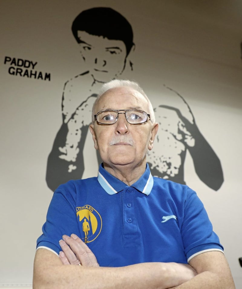 Legendary Clonard coach and former fighter Paddy Graham sr has given Conor Quinn his blessing as he embarks on the next chapter of his career. Picture by Declan Roughan 