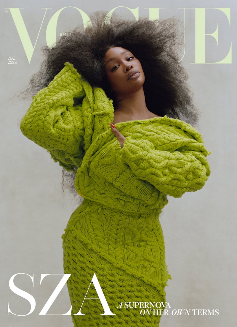 ONLINE – British Vogue December 2024 SZA