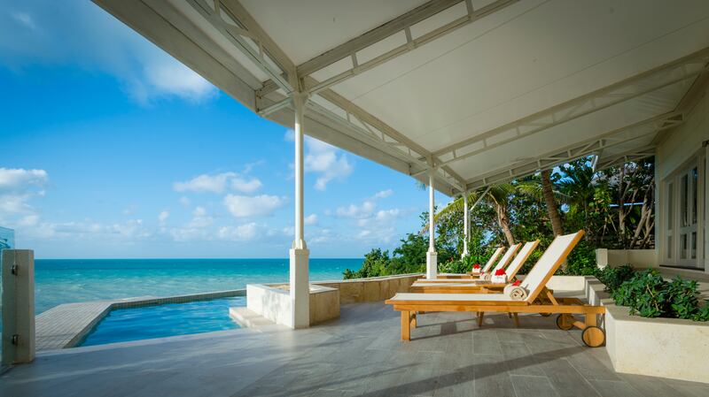 The spa at Blue Waters resort.