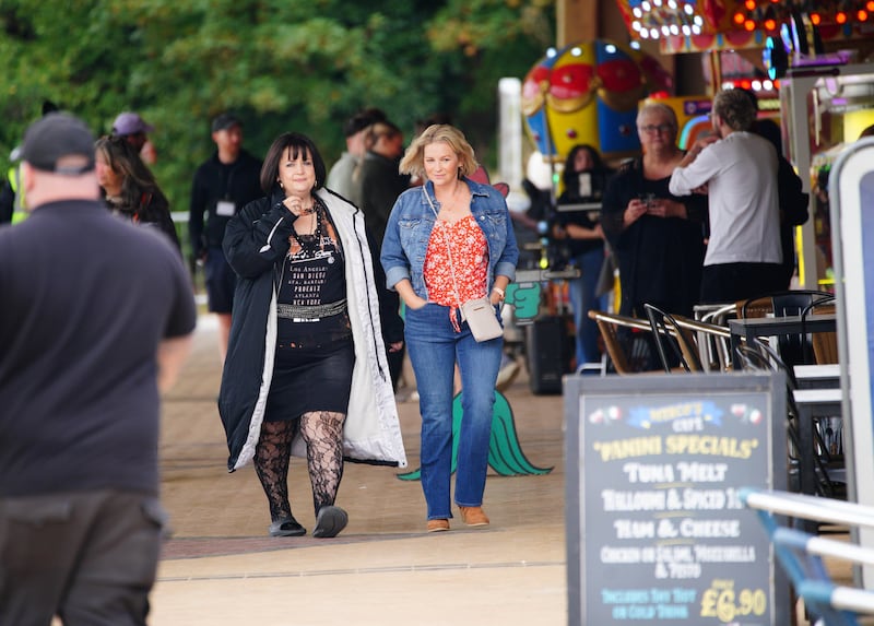 Ruth Jones and Joanna Page in Barry