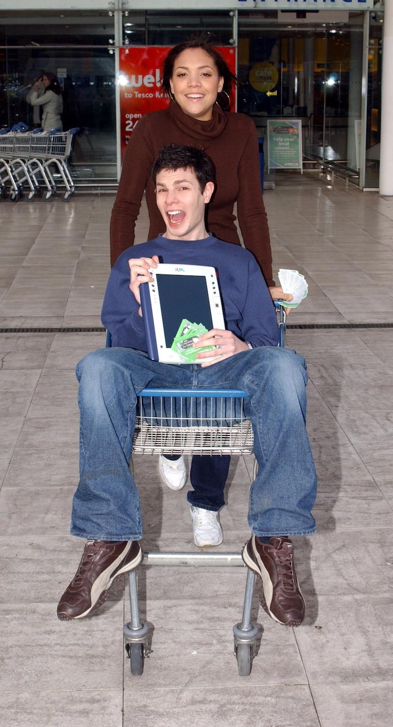 Former Popworld presenters Simon Amstell and Miquita Oliver