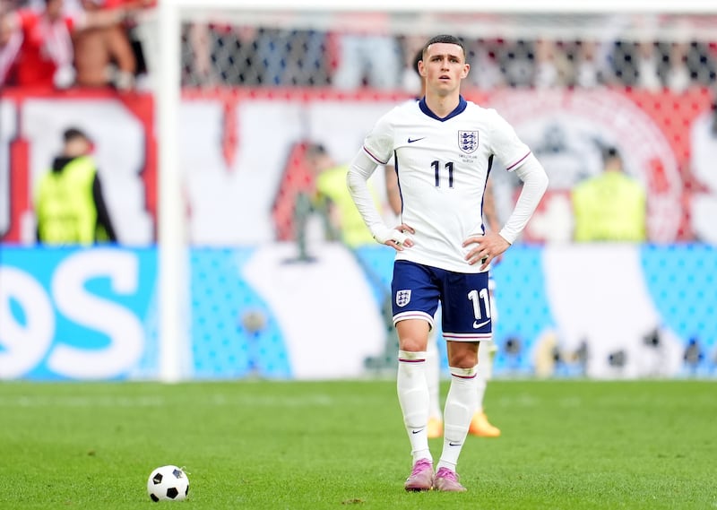 Phil Foden struggled to reproduce his Manchester City form with England at Euro 2024