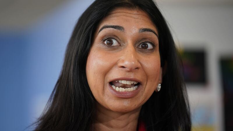 Home Secretary Suella Braverman will appear on ‘Lee Anderson’s Real World’ (Yui Mok/PA)