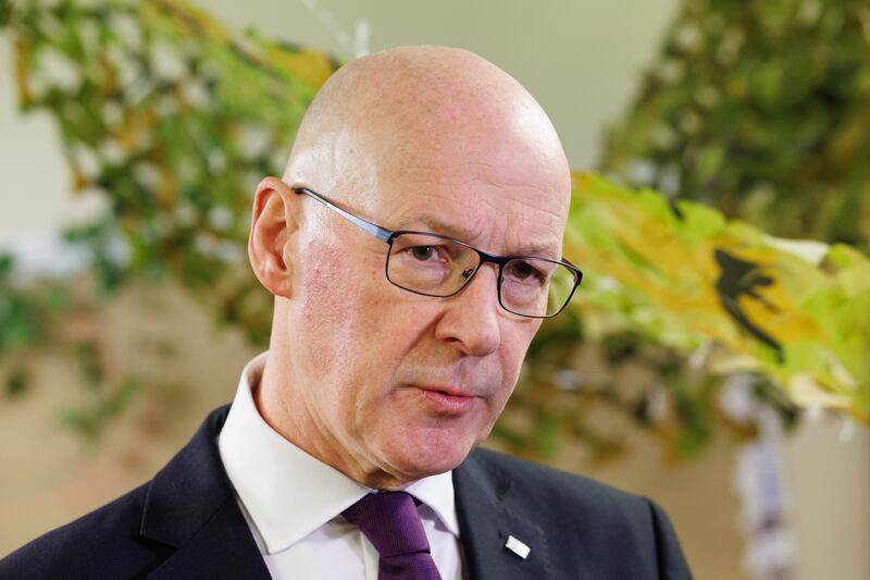 First Minister John Swinney urged support for his Government’s Budget