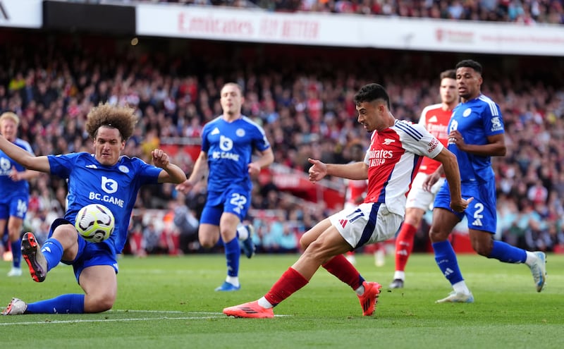 Gabriel Martinelli opened the scoring for the hosts .