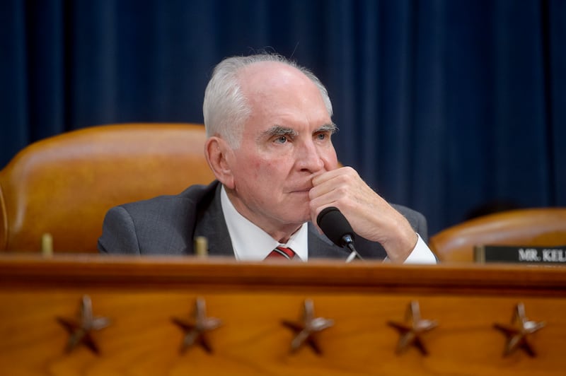 Chairman Mike Kelly, leads the first public hearing of a bipartisan congressional taskforce investigating the assassination attempts against former President Donald Trump (Rod Lamkey JR/AP)