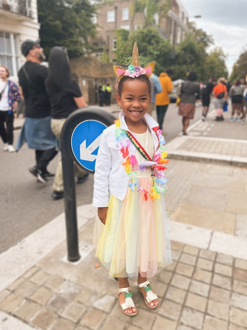 Isabella enjoys going to the Notting Hill Carnival