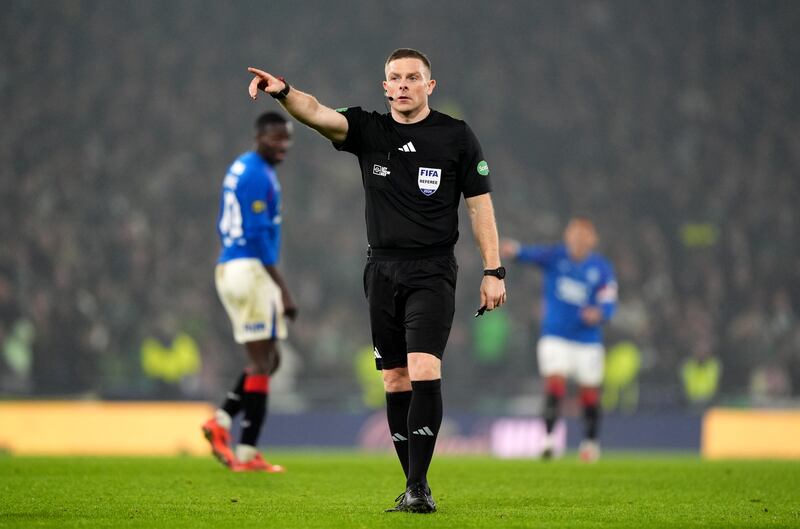 John Beaton refereed the Premier Sports Cup final