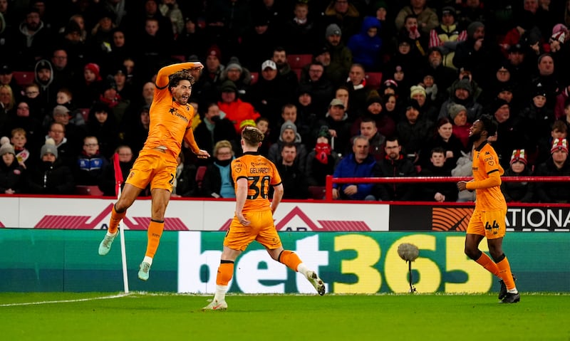 Matt Crooks scored Hull’s opener at Bramall Lane