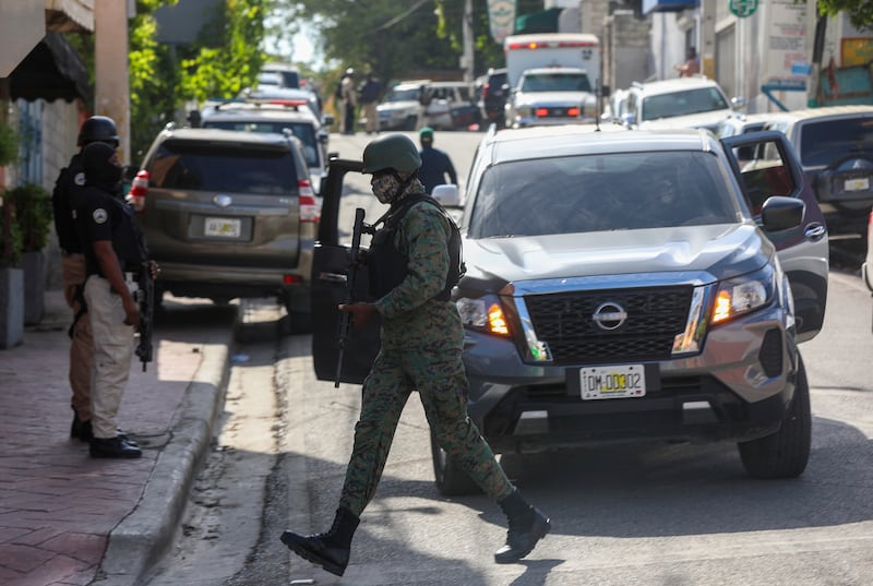 Police have come under attack from gangs (Odelyn Joseph/AP)