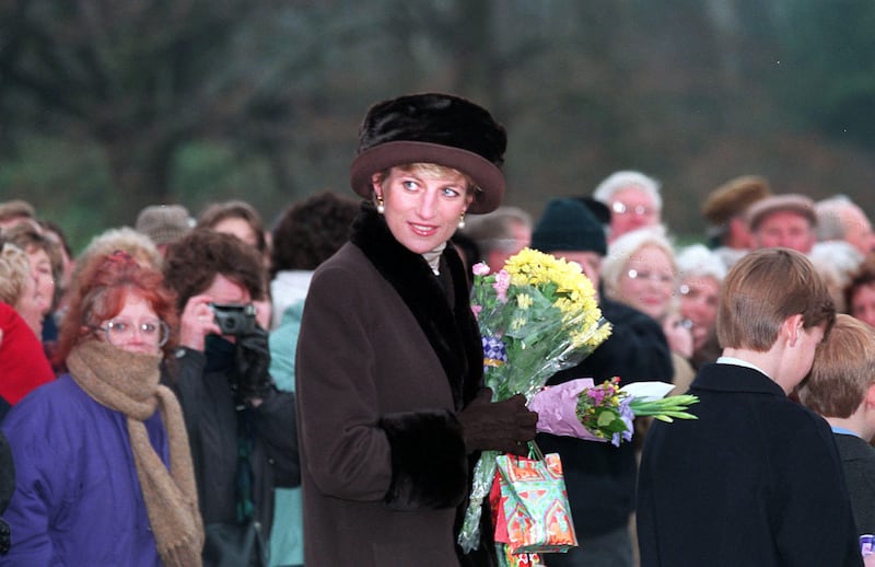 Princess Diana frequently wore faux fur throughout the 1980s and 1990s