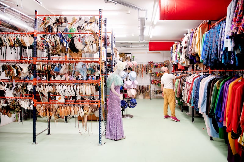 Costumes are stored in the new National Theatre Green Store in Bermondsey, London. (Reed Watts Architects/National Theatre)