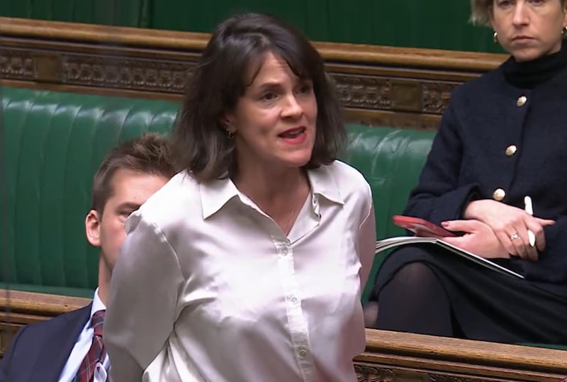 Labour MP Rachel Blake raises the case of Jimmy Lai in the House of Commons