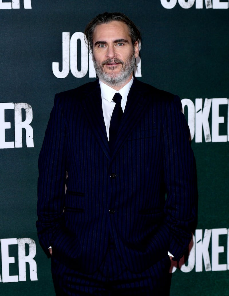 Joaquin Phoenix plays the Joker