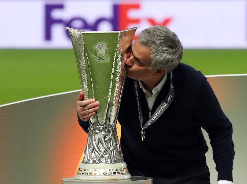 Jose Mourinho won the Europa League with Manchester United in 2017