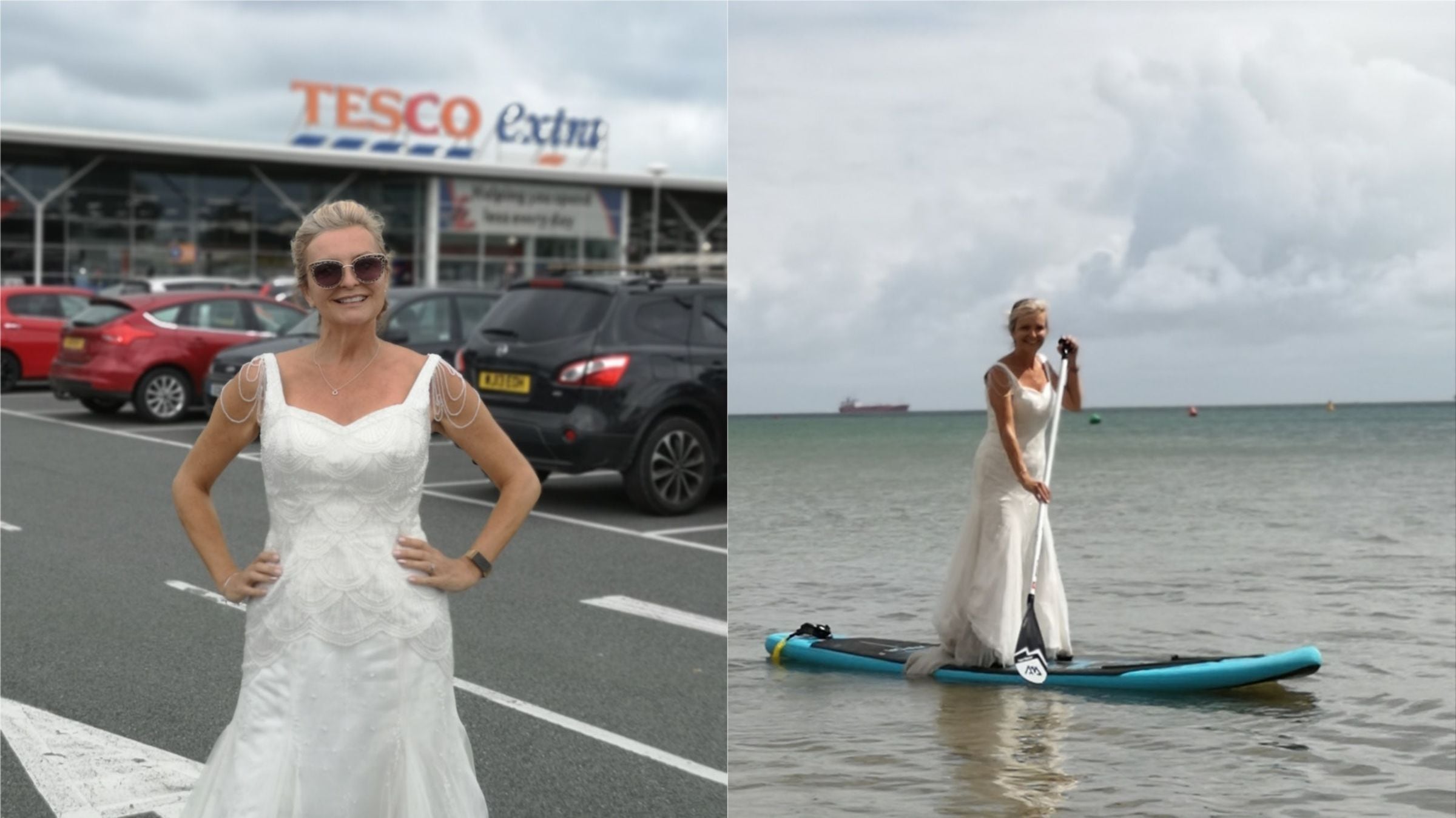 Dawn Winfield-Hunt, from the Isle of Wight, said she loves her dress and didn’t want to just wear it for one day.