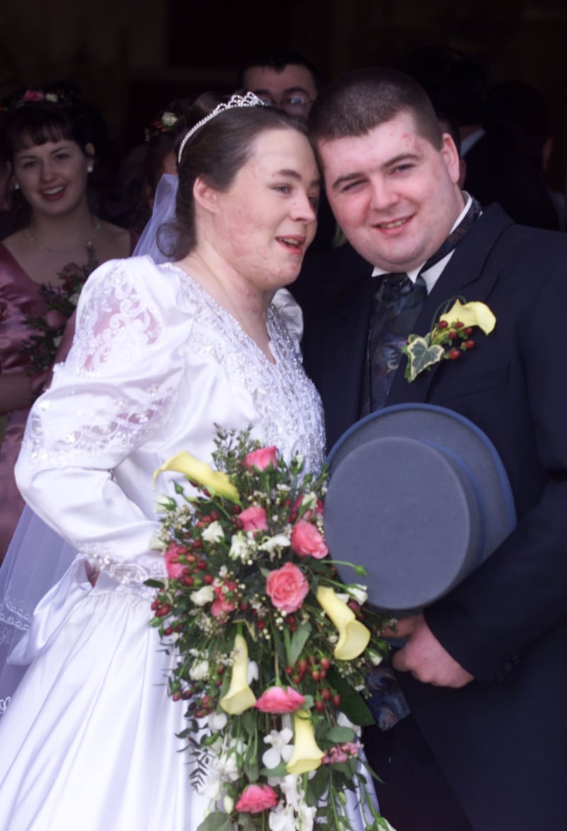 Omagh bombing survivors, Donna-Marie and Garry McGillion were married in 1999