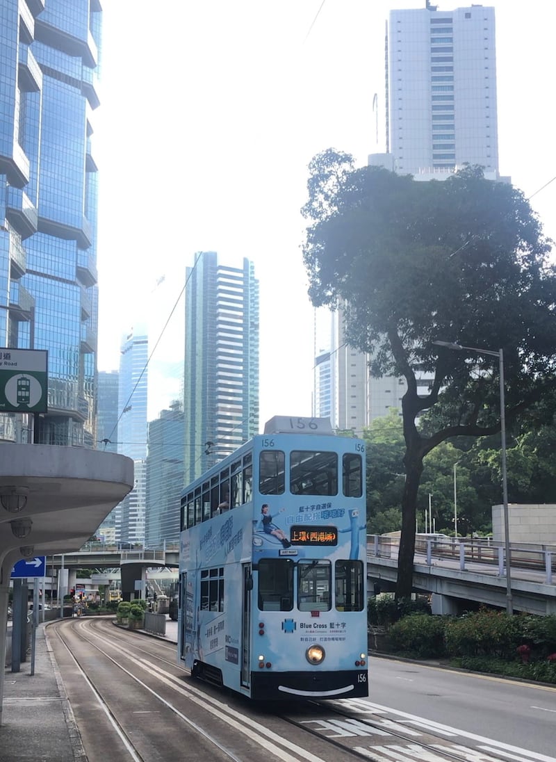 A ‘Ding Ding’ in the Central region of Hong Kong