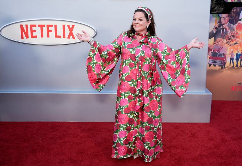 Melissa McCarthy at the premiere of the Netflix film (Chris Pizzello/AP)