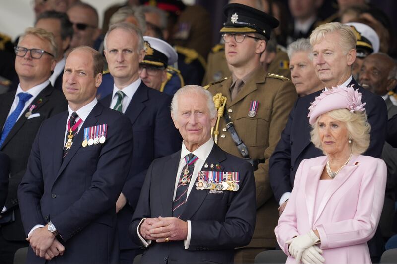 The Prince of Wales, King and Queen were in Portsmouth on Wednesday