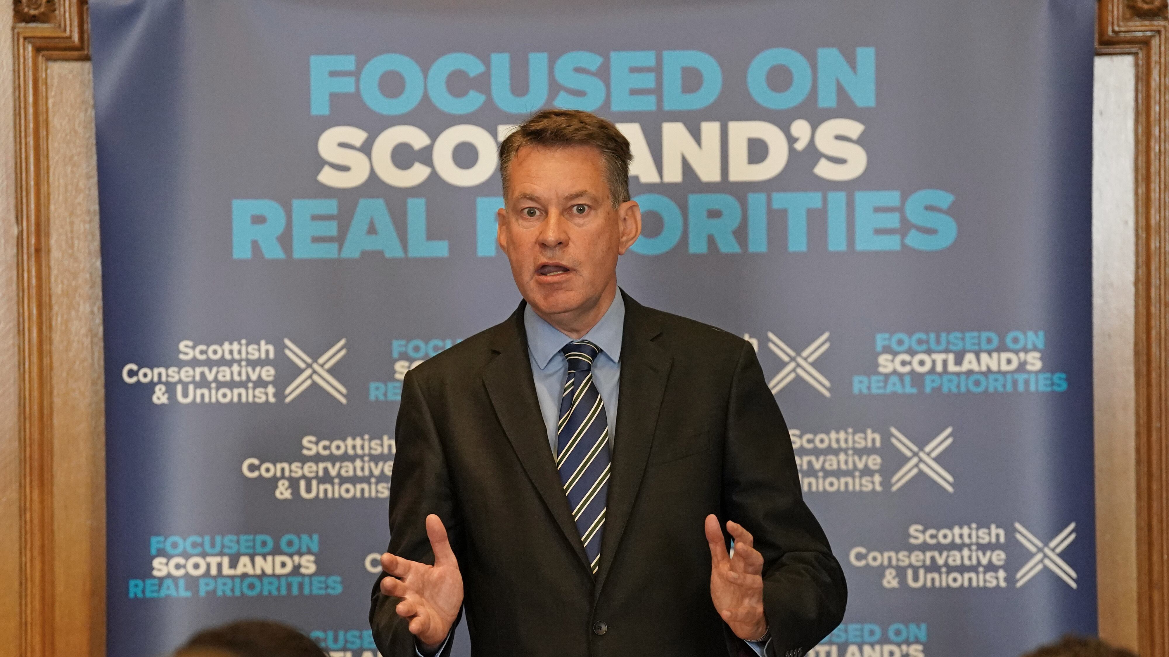 Murdo Fraser was speaking from the Perth count