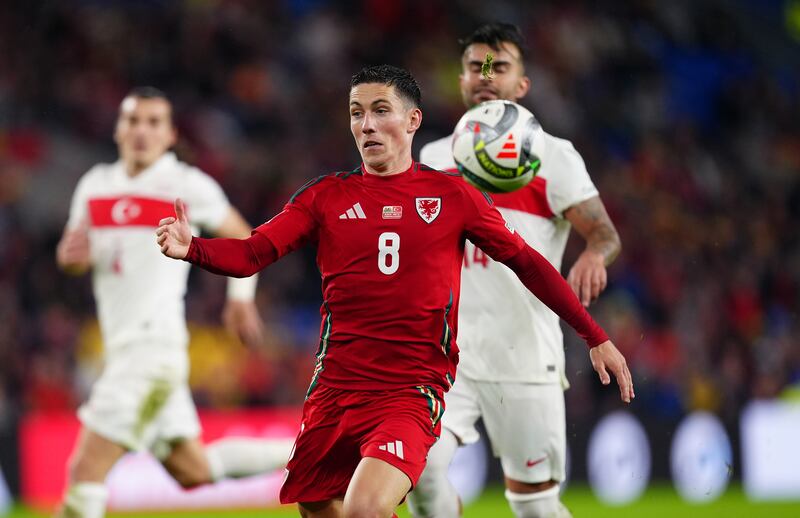 Wales’ Harry Wilson in action against Turkey during September’s goalless Nations League draw in Cardiff