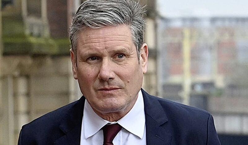 British Labor leader Sir Keir Starmer is scheduled to visit Derry on Friday. Photo: Dave Nelson/PA Wire. 