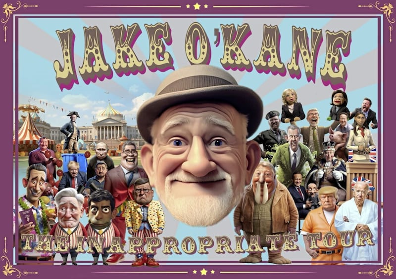 Jake O&#39;Kane&#39;s Inappropriate Tour will kick off next month 