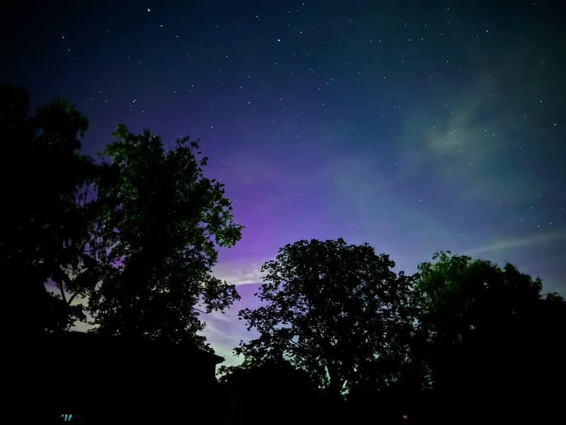 Marina Muttik captured the Northern Lights in Chesham