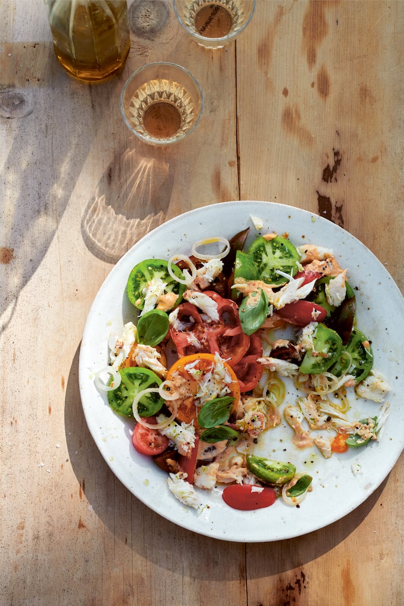 Paul Ainsworth's Cornish crab and summertime tomato recipe