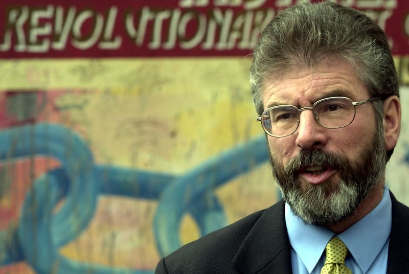 Sinn Fein leader Gerry Adams