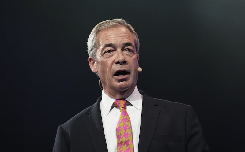 Reform UK leader Nigel Farage