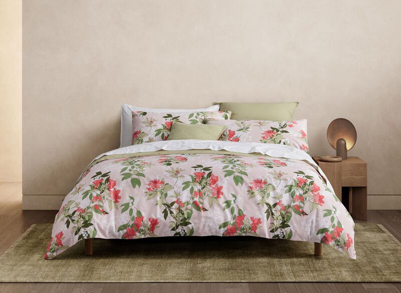 Loveston Floral Bedding by Laura Ashley in Coral Pink buy online