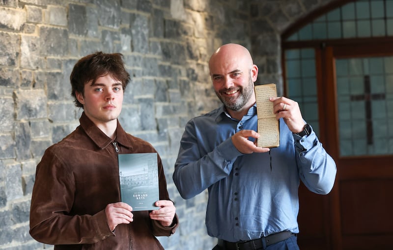 The launch of a diary  of St Malachy’s College student Edward Keyes. This daily record spans between August and September 1914- at the outbreak of the Great War.
PICTURE COLM LENAGHAN