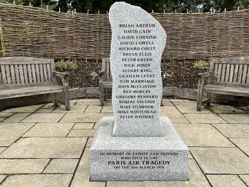 The Bury Rugby Club memorial