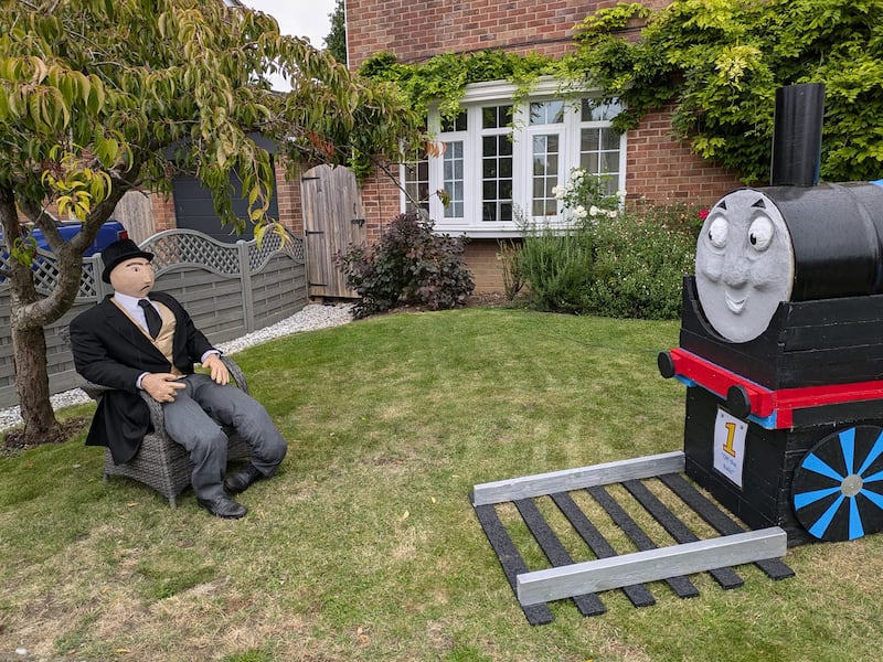 Scarecrow called ‘Off the Rails’