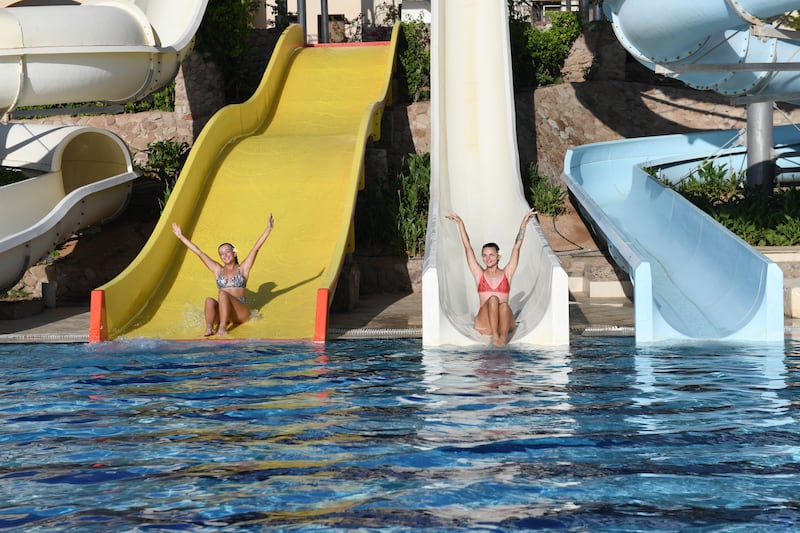 The aqua park at Iberotel Redsina