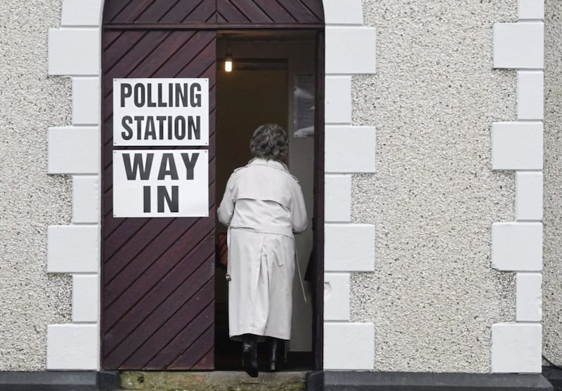 The north&#39;s 619 polling stations will open today at 7 am and close at 10 pm. Picture by Colm Lenaghan/Pacemaker Press 