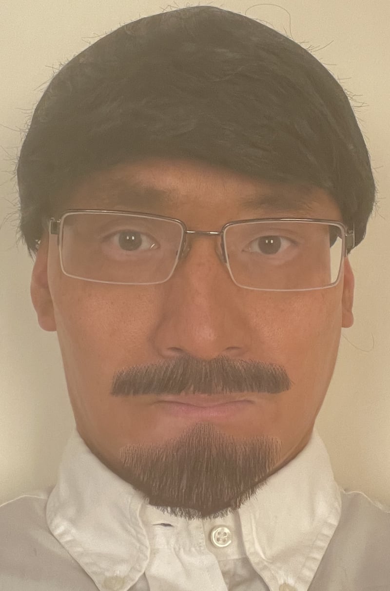 A picture of Thomas Kwan in disguise found on his computer