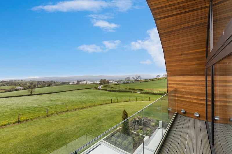 The property offers exceptional views of Belfast and Lagan Valley. PICTURE: FETHERSTONS/PHANTOM