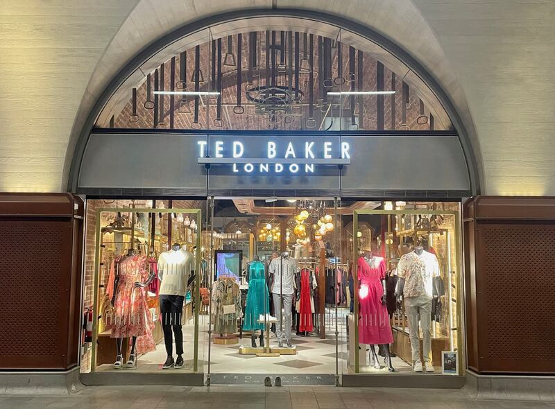 The company behind Ted Baker’s UK business shut stores after collapsing into administration