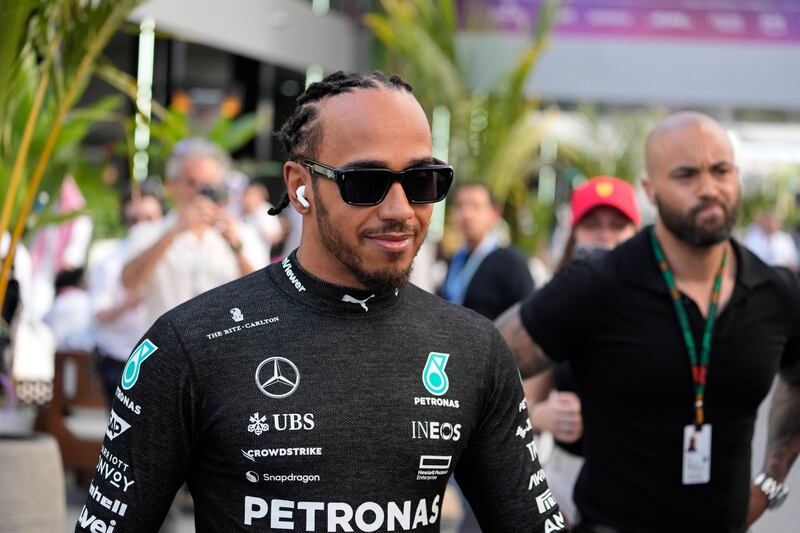 Lewis Hamilton was impressed by his compatriot (Darko Bandic/AP)