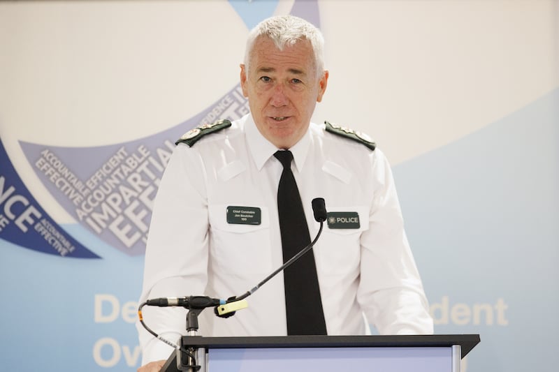 Police Service of Northern Ireland Chief Constable Jon Boutcher