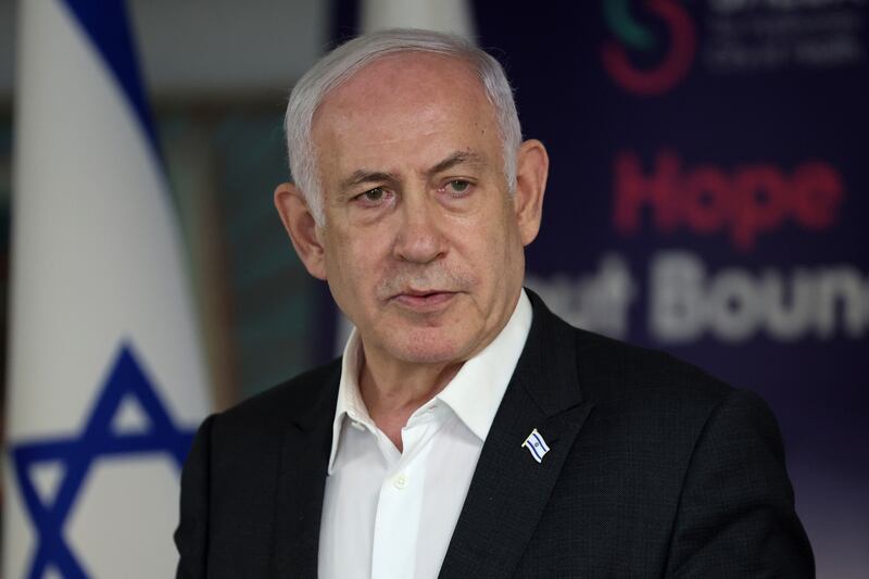 Israeli Prime Minister Benjamin Netanyahu (Jack Guez/Pool Photo via AP)