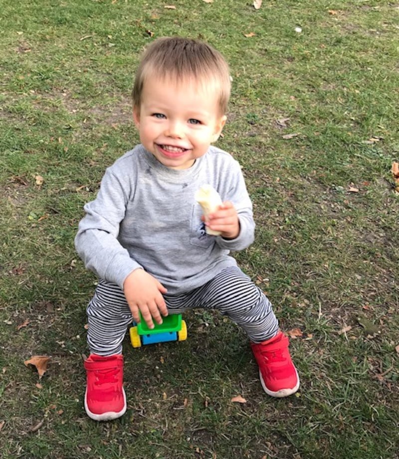 Frank Hanson, who died aged two from T-ALL leukaemia. Maris Hanson/PA.