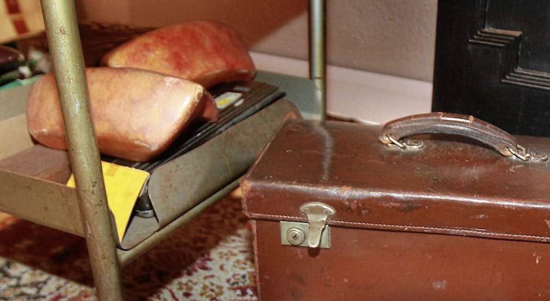 Doctor Donal McDermott&#39;s medical bag is among items in the Curious Collections exhibition at the Tower Museum in Derry. Picture by Margaret McLaughlin 