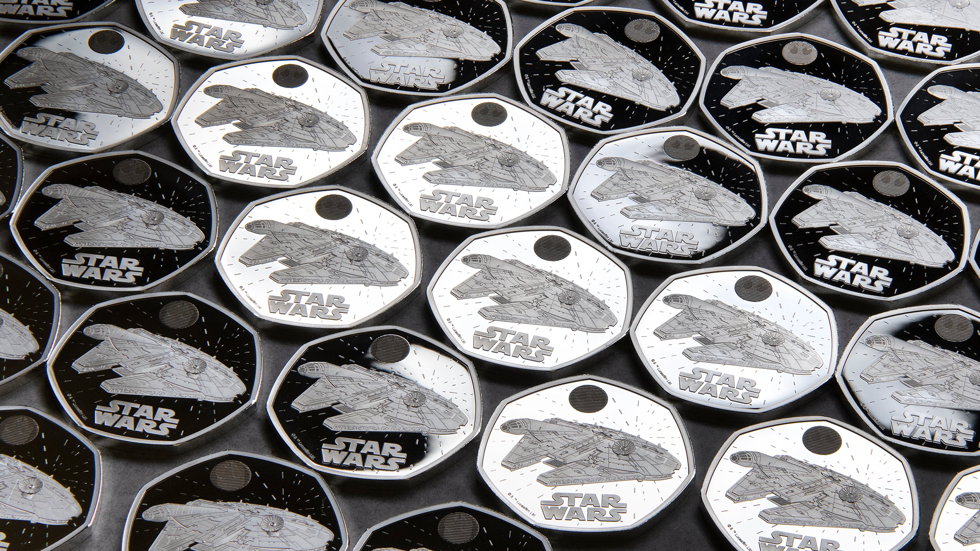 The second series of Star Wars coins is dedicated to the franchise’s vehicles, the Royal Mint said