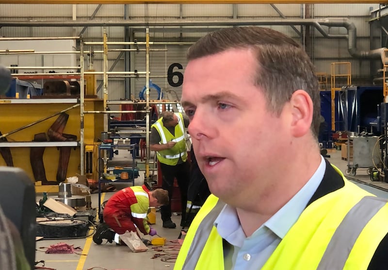 Douglas Ross said his decision to stand in the seat will see the SNP ‘throw absolutely everything they’ve got at me’