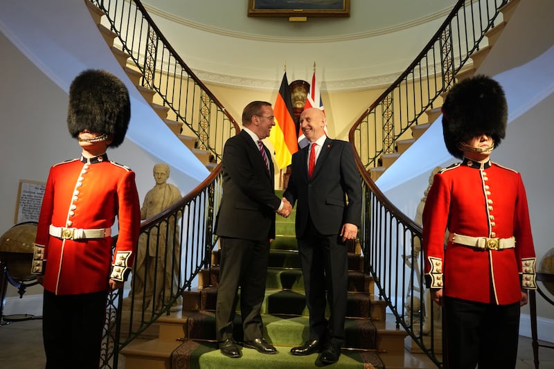 Defence Secretary John Healey and his German counterpart Boris Pistorius signed the deal at Trinity House in London